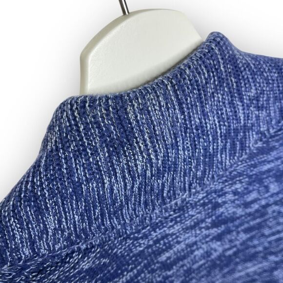 GAP Gap For Good Indigo Blue Sleeveless Knit Cardigan Vest Draped Women Size XXL - Picture 9 of 11